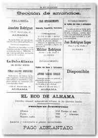 Muestra del rico comercio alhameño en los primeros años del siglo