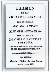 Aguas medicinales de Alhama, examen