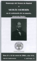 nicolás salmerón, centenario de su muerte