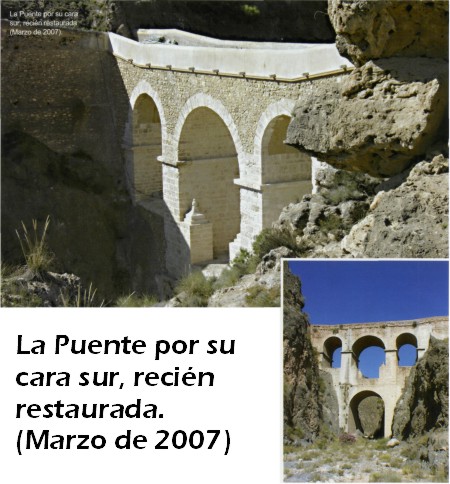 La Puente de Alhamapor su cara sur